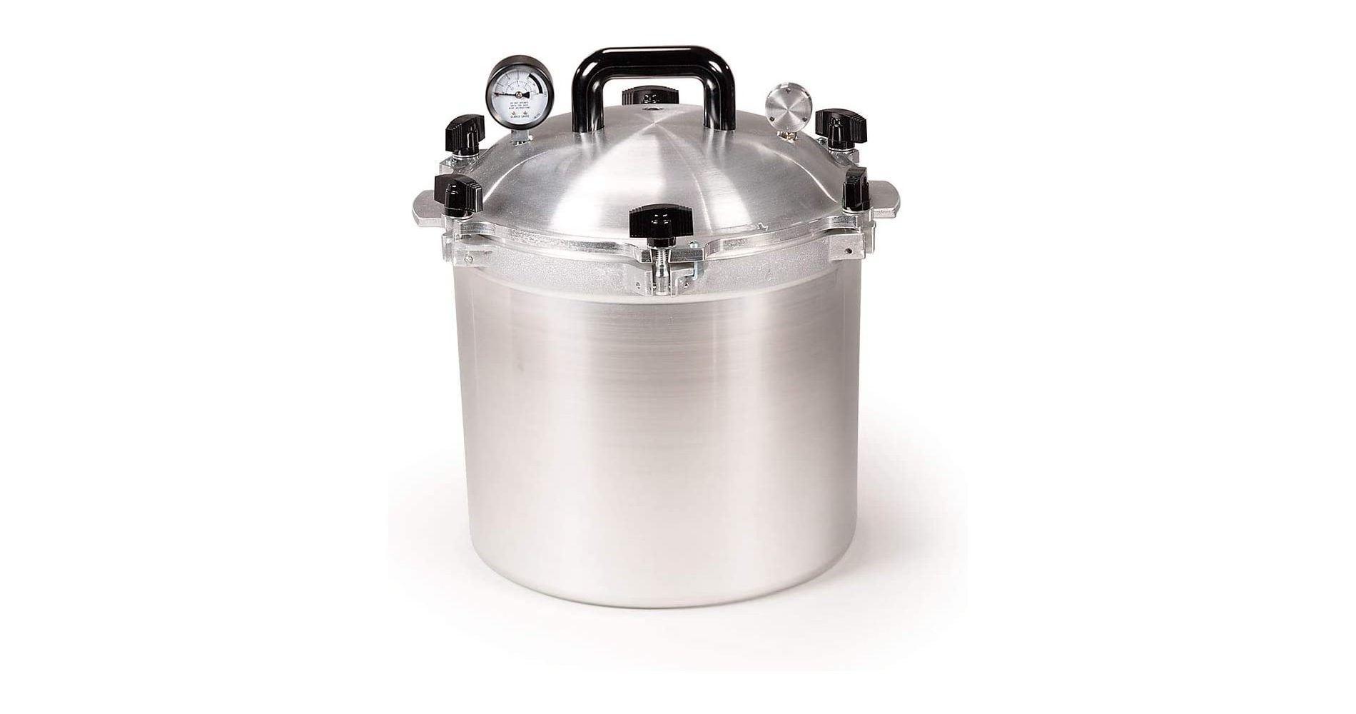 All American Pressure Cooker Canner for Home Stovetop Canning, USA Made for Gas or Electric Stoves, 21.5 quarts
