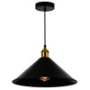 CWI Lighting Brave 1 Light Black Mini Pendant - 3 of 4
