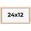 PosterPalooza | Panoramic Classic Modern Yellow Frame - UV Acrylic, Foam Board Backing, Hanging Hardware - 2 of 4