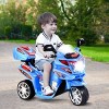 Costway 3 Wheel Kids Ride On Motorcycle 6V Battery Powered Electric Toy Power Bicycle - 2 of 4