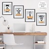 Sweet Jojo Designs Unframed Wall Art Prints for Décor Video Gamer Orange Grey Black White 4pc - 2 of 4