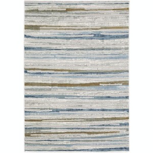 Oriental Weavers Easton Contemporary Rug 4514E in Grey Rectangle 3' 3" X 5' - 1 of 2