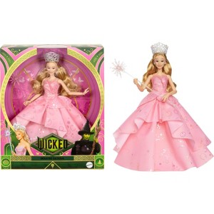 Universal Pictures' Wicked Deluxe Glinda 11" Fashion Doll and Accessories with Removable Outfit - 1 of 4