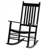 Outsunny Wooden Rocking Chair Indoor / Outdoor Rocker with High Back for Patio, Porch - 4 of 4