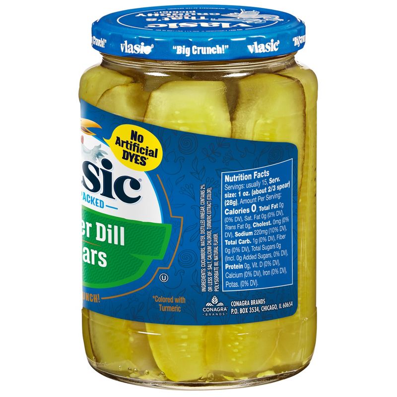 Vlasic Kosher Dill Pickle Spears - 24 fl oz, 4 of 6
