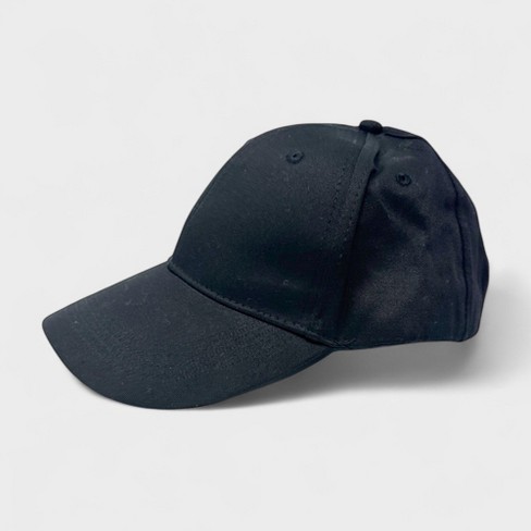 French Connection Classic Black Baseball Cap - Adjustable Back Strap, Embroidered Logo - image 1 of 4