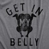 Mens Get In My Belly T Shirt Funny Sarcastic Roasted Turkey Tee For Guys - Crazy Dog Men's T Shirt - 2 of 4