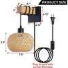 7.87 in. 1-Light Bamboo Wall Sconce - 2 of 4