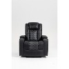 TiramisuBest Vibration Massage Chair Recliner with Heat, Oversized Swivel Rocker Chair, Single Sofa, Teddy Fabric Manual Recliner Cha - 2 of 4