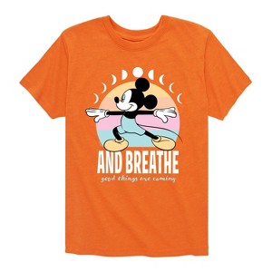 Boys' - Disney - Mickey And Breathe Short Sleeve Graphic T-Shirt - 1 of 4