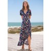 Women's Printed Side Slit Maxi Dress - LASCANA - 2 of 4