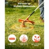 VEVOR 0.095 in 1280 ft String Trimmer Line, Orange Heavy Duty Weed Eater String, Premium Nylon Universal Replacement Trimmer Line Spool, Orange - 4 of 4