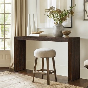 NicBex Modern Minimalist Console Table for Entryway,Rustic Wood Grain Entryway Table Foyer Tables for Hallway,Kitchen,Living Room - 1 of 4