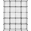 20-Cube Modular Storage Rack, DIY Multifunctional Wire Mesh Organizer Shelf, Bookshelf for Home, Office, Bedroom, Black - 3 of 4