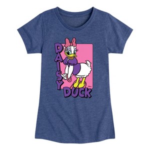 Girls' - Disney - Daisy Duck Fitted Short Sleeve Graphic T-Shirt - 1 of 4