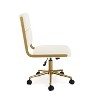 Martha Stewart Lulu Upholstered Office Chair - 3 of 4