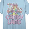 Candyland Kingdom Women’s Blue Short Sleeve Sleep Shirt - 2 of 3