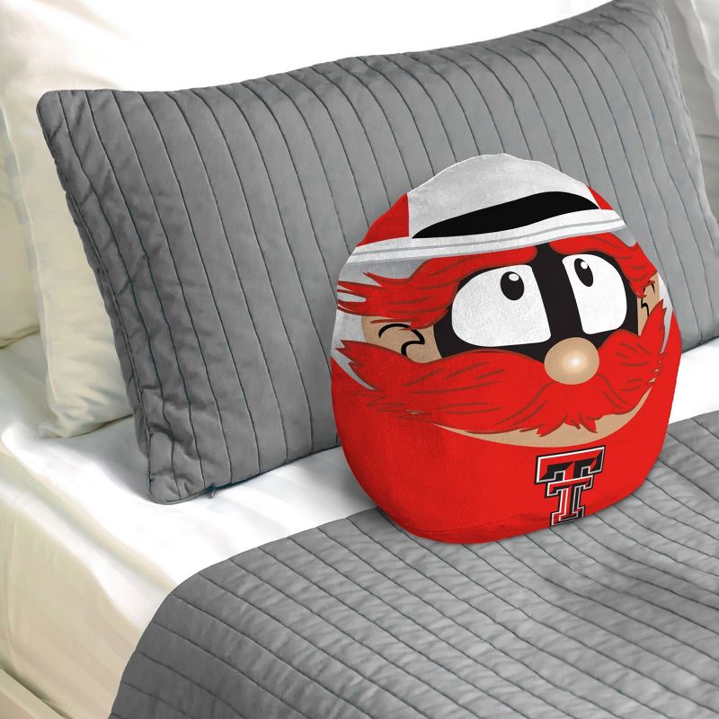 NCAA Texas Tech Red Raiders Plushie Mascot Pillow, 2 of 4