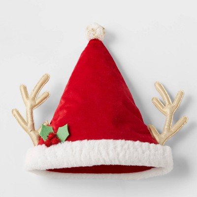 Santa Hat with Antlers - Wondershop™