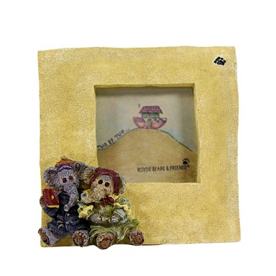 Boyds Bears Resin 2.75 In Packy & Dermah Mini Frame Elephant Noah Photo Single Image Frames