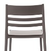 Flash Furniture Bridgeport Set of 4 Indoor-Outdoor Stacking Patio Chair with Slatted Backrest, Commercial All-Weather Resin Chair - 3 of 4
