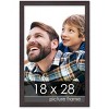 PosterPalooza | Textured Brown Picture Frame - UV Acrylic, Foam Board Backing, Hanging Hardware - 2 of 4