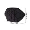 Unique Bargains Portable Geometric Shell Makeup Bag Gray 1 Pc - 3 of 3
