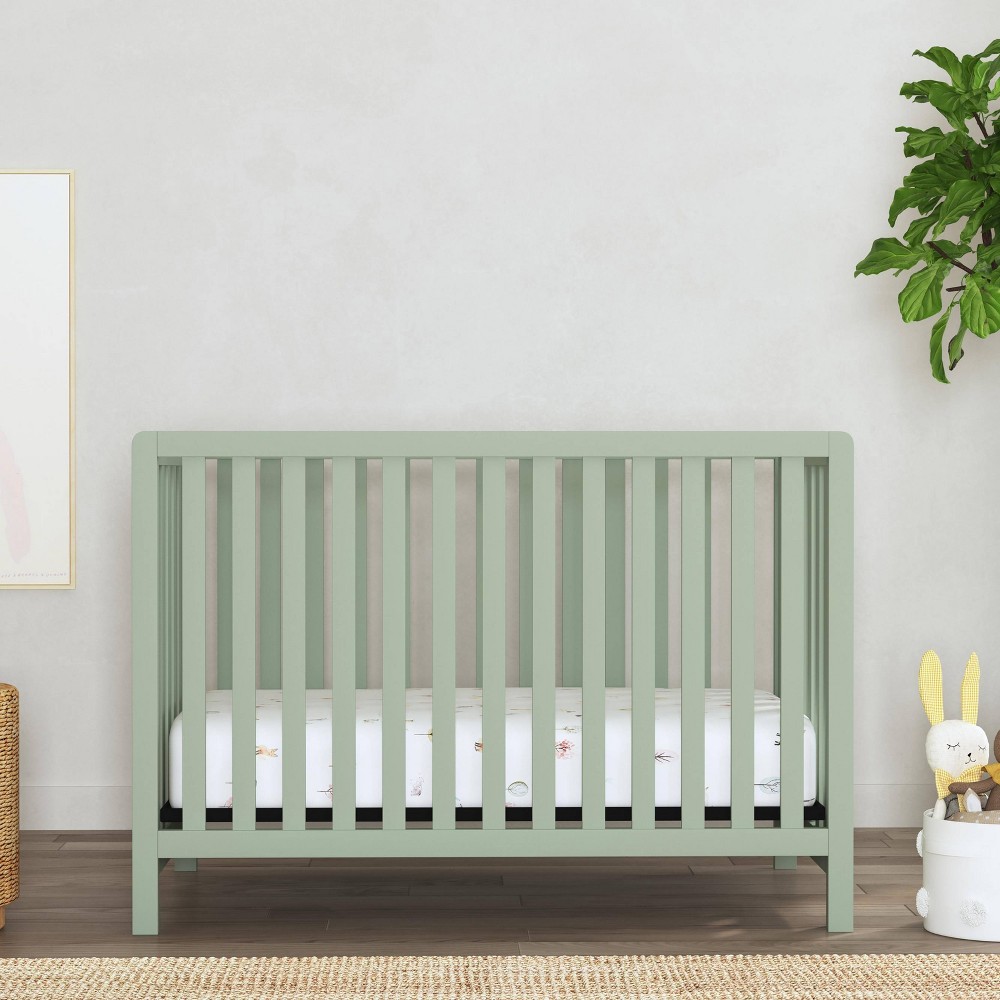 Photos - Cot Carter's by daVinci Colby 4-in-1 Low-Profile Convertible Crib - Light Sage