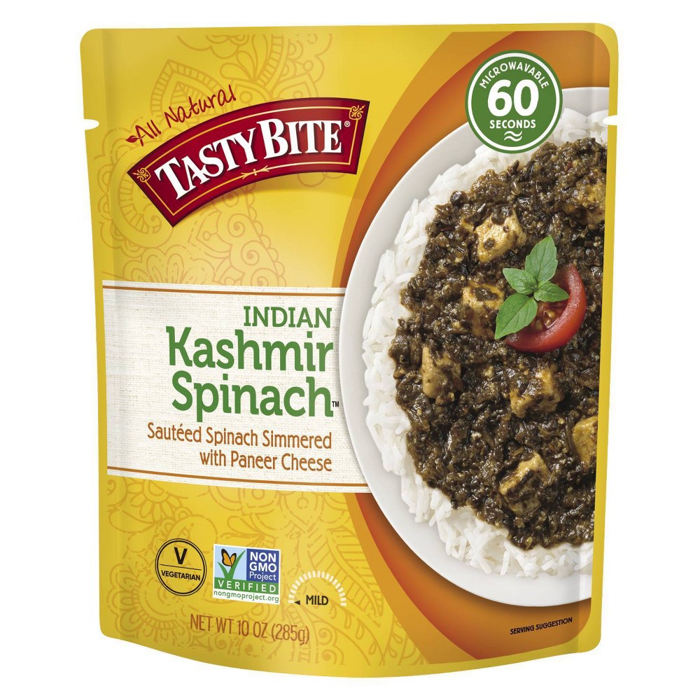 UPC 782733000037 product image for Tasty Bite Gluten Free 1 Step Kashmir Spinach Indian Cuisine - 10oz | upcitemdb.com