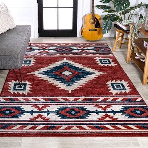 JONATHAN Y Serape Medallion Southwestern Southwestern Indoor Area Rug - 1 of 4