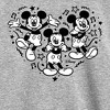 Boys' - Disney - Mickey Mouse Heart Long Sleeve Graphic T-Shirt - 2 of 4