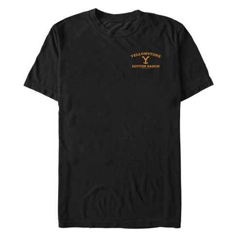 Men's Yellowstone Dutton Ranch Yellow Pocket Hit T-Shirt - image 1 of 4