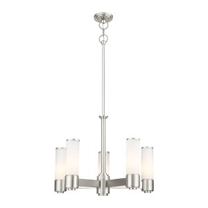 Livex Lighting Weston 5 - Light Chandelier in  Brushed Nickel - 1 of 3