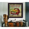 Fisfet "Sunflowers From the Farm" By Mollie B., Printed Wall Art, Ready To Hang Framed Poster, Black Frame - 2 of 4