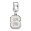 Black Bow Jewelry Sterling Silver North Carolina State Wolfpack NCAA Bead Charm - 2 of 4