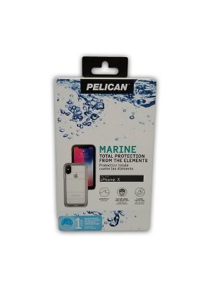 Pelican Marine Waterproof Case for iPhone XS/X - Clear / Frost