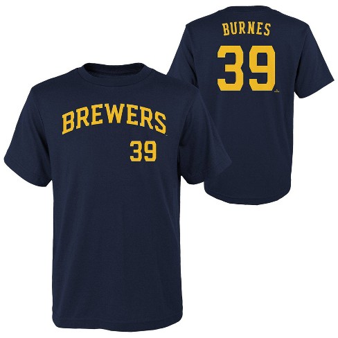 MLB Milwaukee Brewers Boys' Corbin Burnes T-Shirt - XL