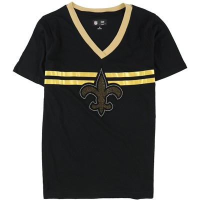 G-III Sports Womens New Orleans Saints Embellished T-Shirt