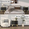 TiranisuBest White Nightstand with Drawers:Black Nightstand Bedside Table,Modern Nightstand Wood Nightstand, Night Table for Bedroom Bed Stand - 4 of 4
