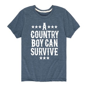 Boys' - Country Casuals - Country Boy Can Survive Short Sleeve Graphic T-Shirt - 1 of 4