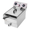 Karl Home 12.5 qt. Stainless Steel Electric Deep Fryer with Faucet - 2 of 4