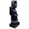Northlight 32" Black and Gray Four-tier Modern Outdoor Garden Water Fountain - 4 of 4
