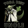 Men's Star Wars: A New Hope Yoda Best Uncle Pull Over Hoodie - image 2 of 4