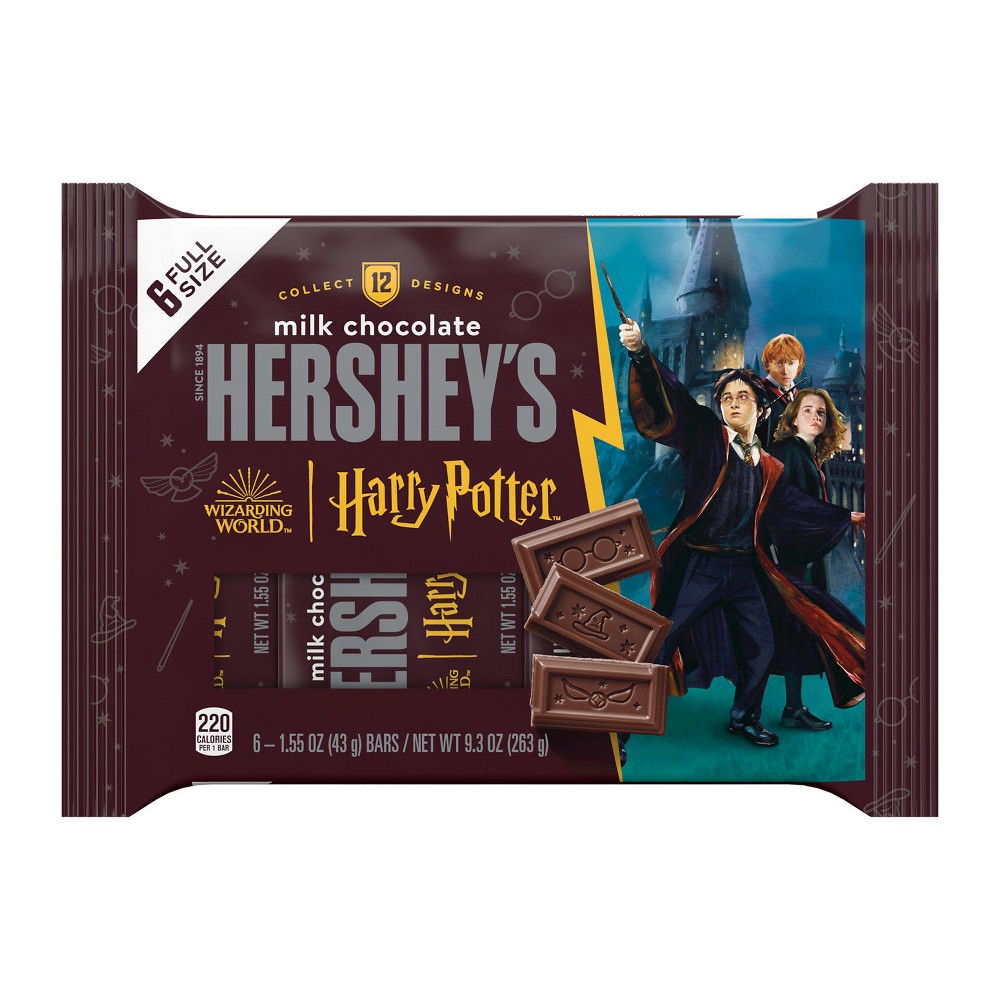 UPC 034000291472 product image for Hershey's Milk Chocolate Harry Potter Halloween Candy 6ct Bars - 9.3oz | upcitemdb.com