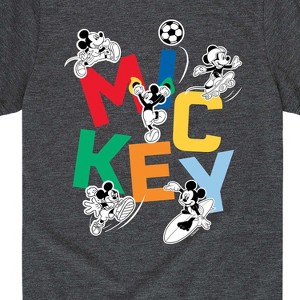 Boys' - Disney - Mickey Playing Sports Short Sleeve Graphic T-Shirt - 1 of 4