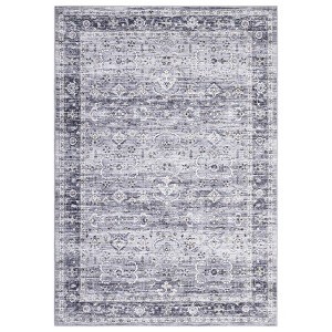 COZONY Washable Vintage Oriental Rug, Non-Slip Low Pile Soft Non-Shedding Carpet - 1 of 4