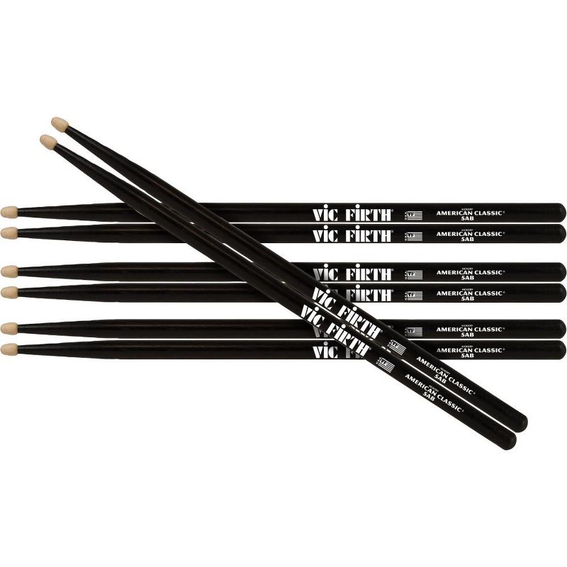 Vic Firth Buy 3 Pairs of Black Drum Sticks, Get 1 Free, 3 of 6