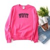 Simply Sage Market Women's Graphic Sweatshirt Embroidered Wifey Arched Varsity - 3 of 3