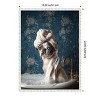 Amanti Art Bubble Bath Bliss by Mowzu  Framed Canvas Wall Art - 3 of 4