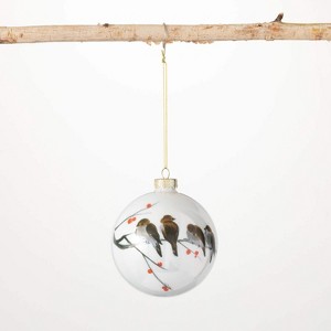 Sullivans Bird Ornament Multicolor 4"H Glass - 1 of 2